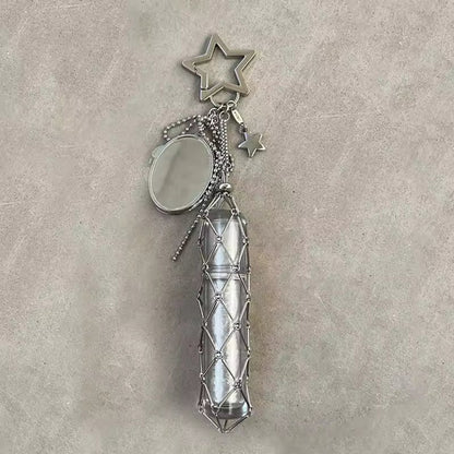 CANDIP ミラー付きリップホルダー（シルバー）